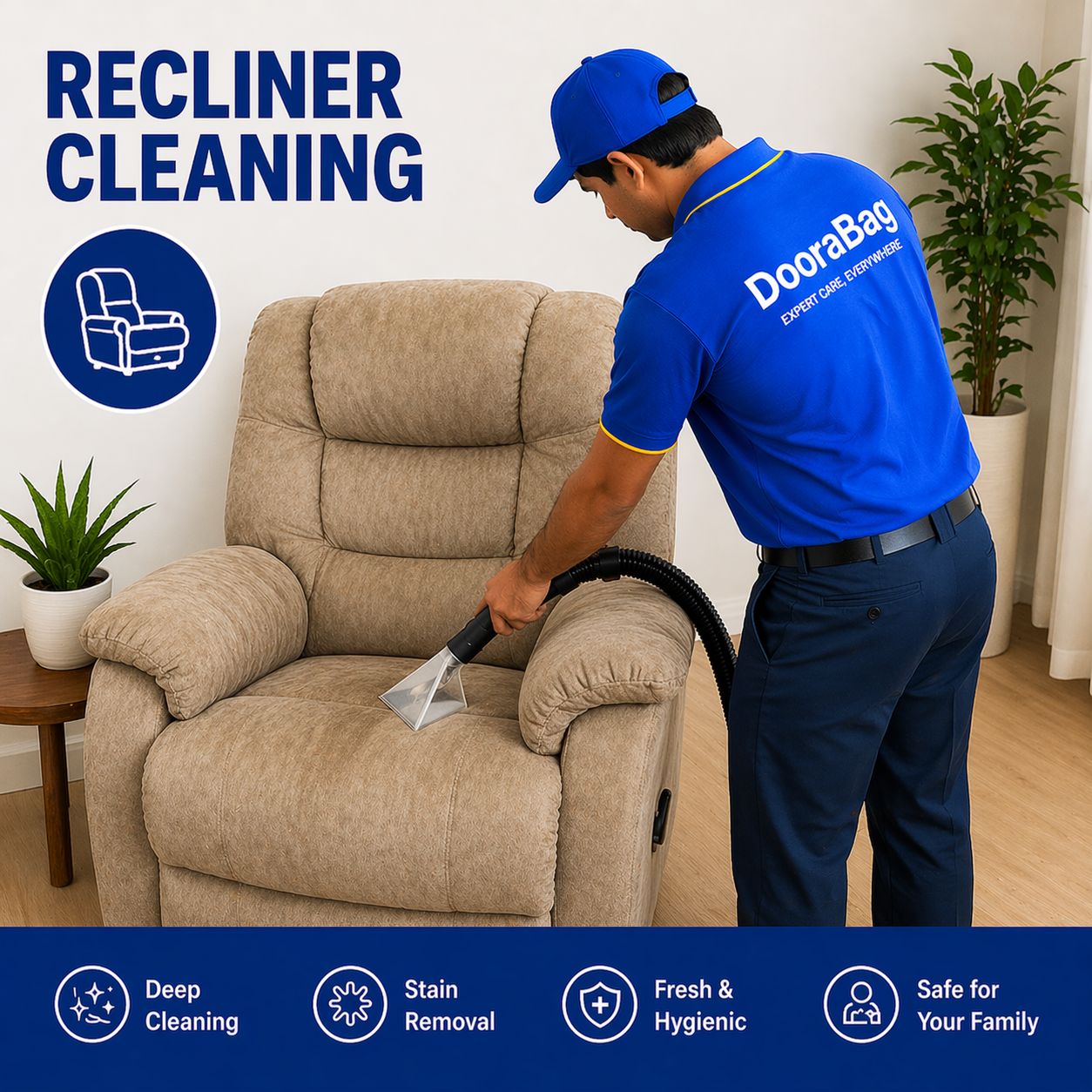 Recliner / Lounge Chair Cleaning in Nagpur